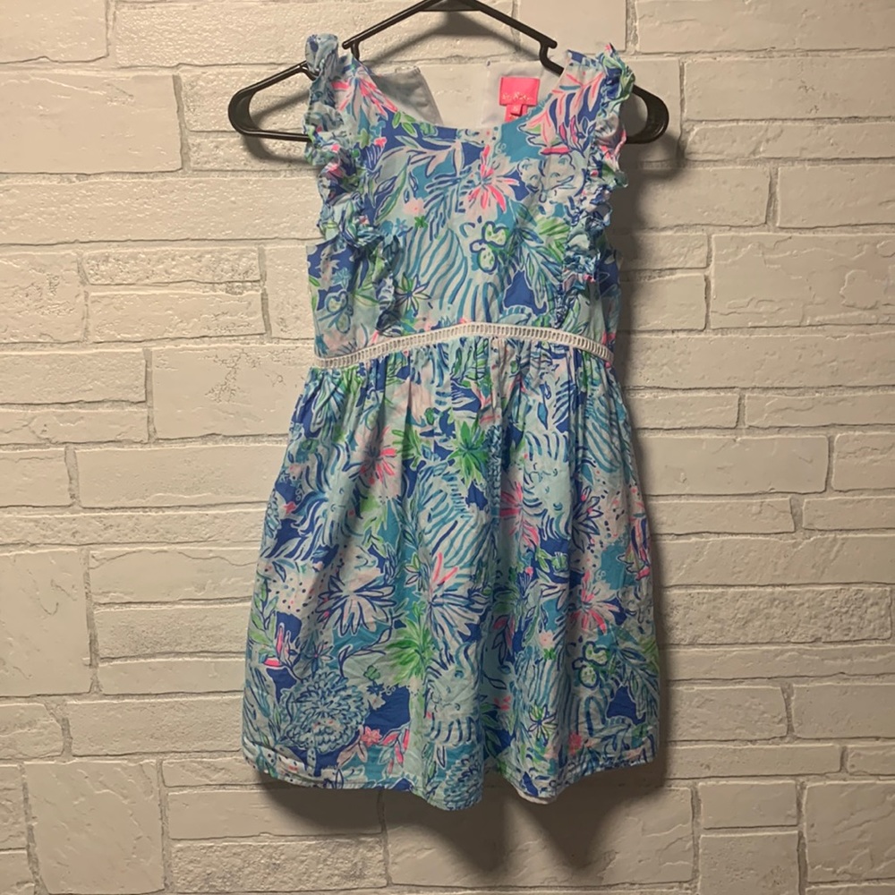 Lilly Pulitzer Blue Floral Dress